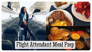 HOW I MEAL PREP FOR WORK | FLIGHT ATTENDANT EDITION