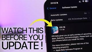 iOS 18 - 10 Things to Know Before You UPDATE !