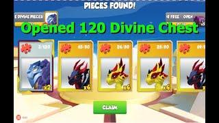 Opened 120 Divine Chest-Dragon Mania legends | 6th Anniversary Divine Event | DML