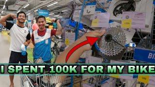 100K worth of cycling & camping gears from decathlon philippines.