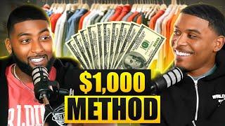 The METHOD to Make $1,000 with Your Clothing Brand  (HOW?)