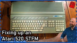 At last! An Atari ST in The Cave - Meeting and Restoring a 520 STFM