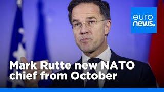 Mark Rutte to be NATO's new chief from October | euronews 