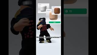 How to get the faceless for free in roblox! #roblox #gaming #free