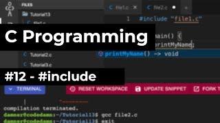 C Programming #12: Preprocessor directives