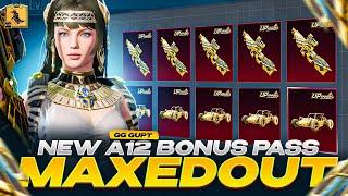 A12 Bonus Pass Opening - A12 Bonus Pass Maxout - Get Free P90 Upgradable Skin - New Bonus Pass Pubg