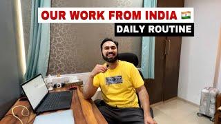 A Day In LIFE as WORKING From INDIA | UK Work from Home Vs INDIA Work From HOME | Hum Tum In England