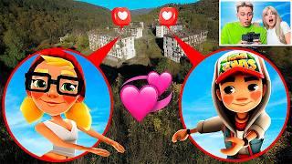 MY DRONE CAUGHT JAKE vs TRIKI FROM SUBWAY SURFERS IN REAL LIFE!