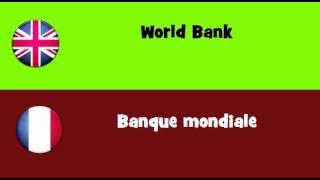 FROM ENGLISH TO FRENCH = World Bank