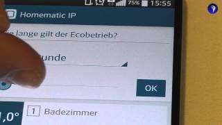 HomeMatic IP App (Raumklima)