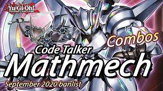 Yu-Gi-Oh! MATHMECH CODE TALKER COMBOS+DECKLIST!!! SEPTEMBER 2020 BANLIST!!!