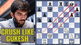 Crush like Gukesh | Dommaraju Gukesh vs Gawain Jones | Spanish Team Championships 2022