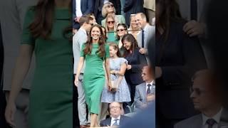 Wow, moment no one saw at the Wimbledon. Princess Catherine, Prince William, and Princess Charlotte