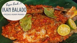 RESEP IKAN BALADO PEDAS MANIS | SAMBAL TOMAT | MASAKAN HARIAN