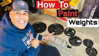 Bailey Built: How to Paint Olympic Weights