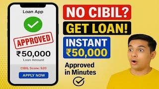 Loan App for Bad CIBIL Score 2025  Get Instant Loan Without Credit Check!