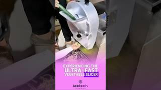 Experiencing the ultra-fast vegetable slicer #foodmachinery #machinery #automaticmachine #shorts