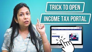 Problem solved- Income tax portal not working | Trick to open the Income tax site