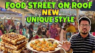 New Food Street In Karachi || Innovative Food Street On Rooftop || NORTH WALK FOOD STREET ||