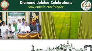 Release of LOGO & FLYER -DiamondJubileeCelebration by Sri Thummala Nageswara Rao, Minister of Agril