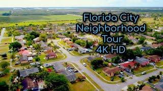 Florida City in 4K | Miami | Florida | Neighborhood Tour