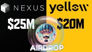 New Airdrop $1000 Hidden gems | NEXUS | YELLOW Backed by Ripple | FREE | AFC Previously (gyanshadow)