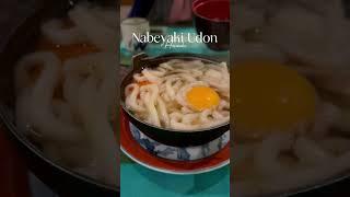 Nabeyaki Udon Soup Japanese Delicious Calming #udon #japanesefood #shorts #reels #egg #nabeyakiudon