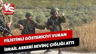 Filistinli göstericiyi vuran İsrail askeri sevinç çığlığı attı