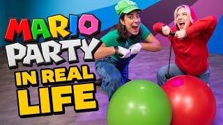 Playing Mario Party Mini Games IRL | The Challenge Pit