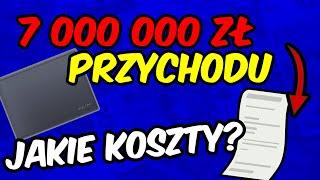 7 000 000zł przychodu. Zobacz jakie mam koszty