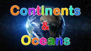 Continents and Oceans of the World