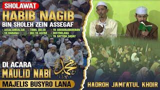 SHOLAWAT BERSAMA AL-HABIB MUHAMMAD NAGIB BIN SHOLEH ZEIN ASSEGAF di MAJELIS TA'LIM BUSYRO LANA