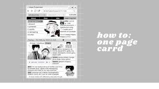 aesthetic site; easy carrd tutorial