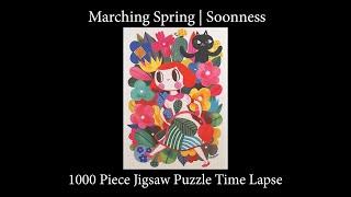 Marching Spring by Soonness 1000 Piece Jigsaw Puzzle Time Lapse!