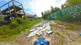 Uncut FPV Freestyle in the Abandoned Train Station