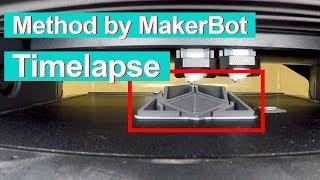 ALL NEW Method by MakerBot 3D Printing Timelapse