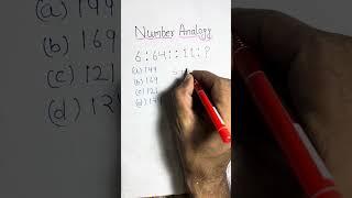 Numerical Analogy | Numerical Aptitude | #maths #mathtricks #shortsfeed #mathstricks #shortsvideo