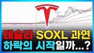 테슬라 SOXL 과연 하락의 시작일까..?