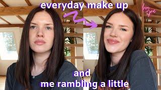 Chit Chat sit down get ready with me // everyday makeup routine