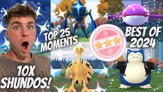 I Got 10 *SHUNDOS* in 2024 in Pokemon Go! Top 25 Moments Of The Year!