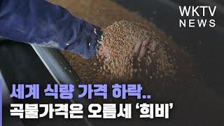 세계 식량 가격 하락..곡물가격은 오름세 ‘희비’