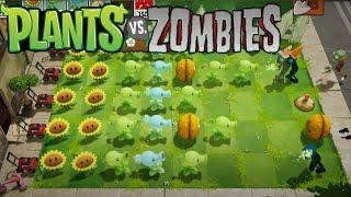 Plants vs Zombies 3D [Android] [Fan Made Game] Walkthrough Gameplay