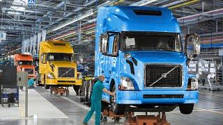How They Build Volvo Best Semi Trucks from Scratch - Inside Production Line Factory