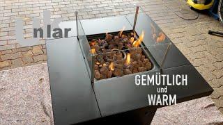 Ambiente Gas Feuertisch Cube - Gemütlich und Warm, was will man mehr