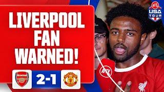 Robbie Warns Liverpool Fan! | Arsenal 2-1 Manchester United