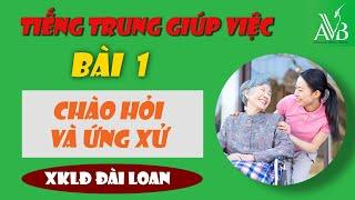 Bài 1: Chào hỏi và ứng xử |Tiếng Trung giúp việc | AVB quốc tế