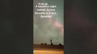 #Night of Aurora Borealis in Kværs, Denmark#live# nature