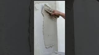 Best & Only Rendering System... #construction #diy #plastering #siliconerender #rendering #shorts