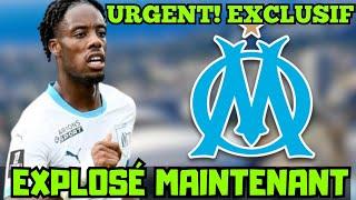 DERNIÈRE MINUTE! LES FANS DE L'OM SERONT SURPRIS! Olympique de marseille