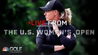 Amy Olson competes in Women's Open while pregnant | Live From the U.S. Women's Open | Golf Channel